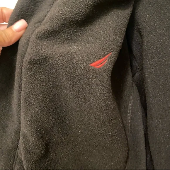 Nautica Men’s Red Black Gray Winter Performance Jacket Reversible XL Zipper - Picture 7 of 16